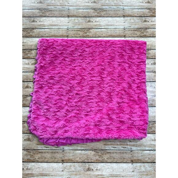 Posh Peanut Dancing Daisies Minky Luxette Bamboo Patoo Blanket 35x35" - Picture 4 of 5